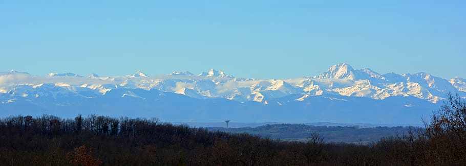 Pyrénées, Mountain, France, Landscape, summits, mountains, HD wallpaper