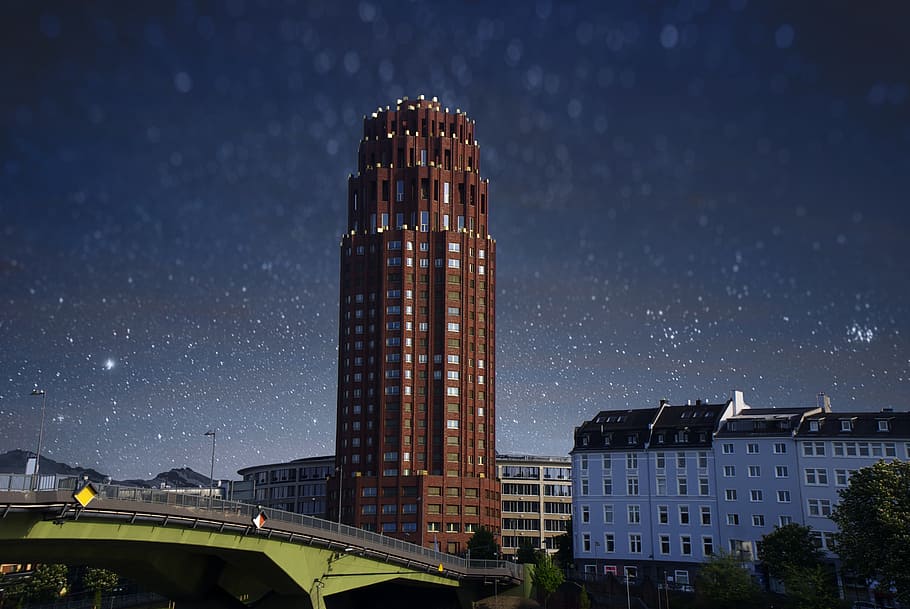germany, the skyscraper, building, urban agglomeration, the height of the, HD wallpaper