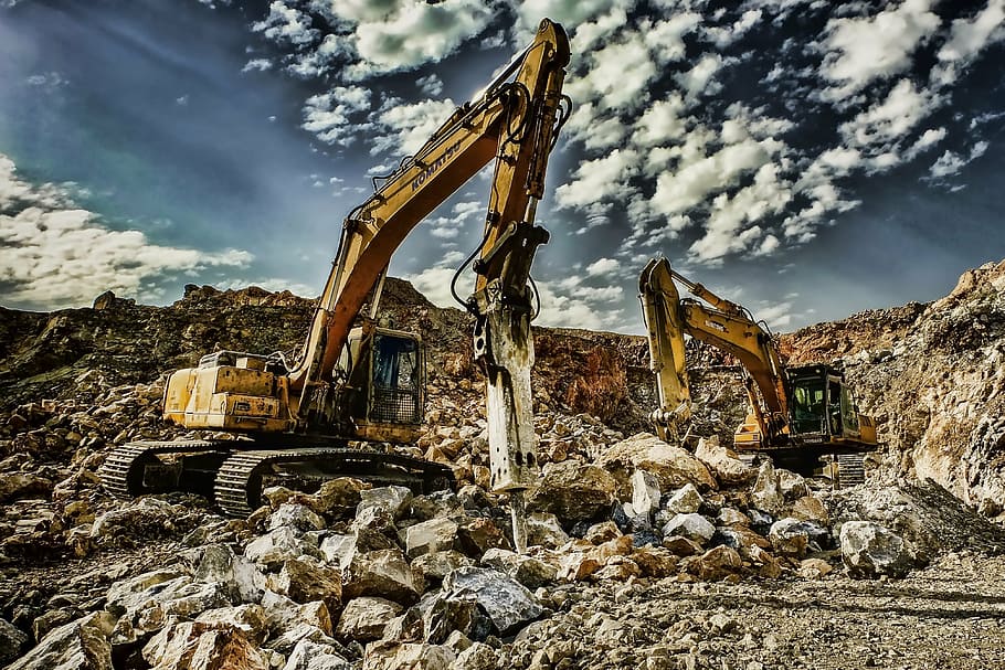 the work, machine, jpeg, machinery, construction industry, sky HD wallpaper