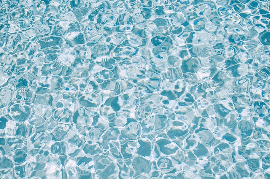 high angle photo body of water, surface, pattern, ripple, blue HD wallpaper