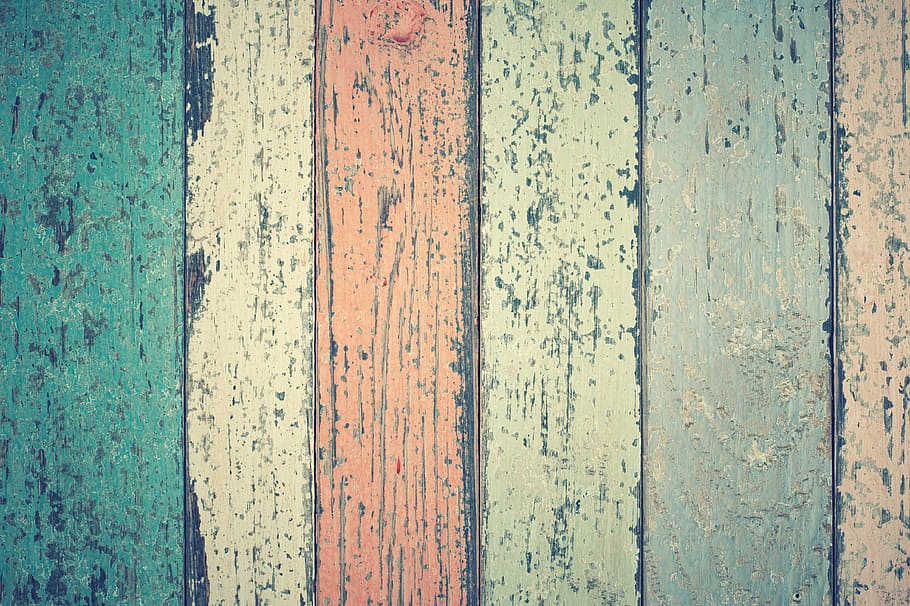 White Green and Orange Wooden Plank, abstract, art, board, construction, HD wallpaper