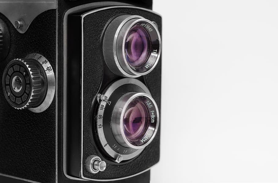 camera, vintage, technology, lens, Analogue, aperture, blur, classic HD wallpaper