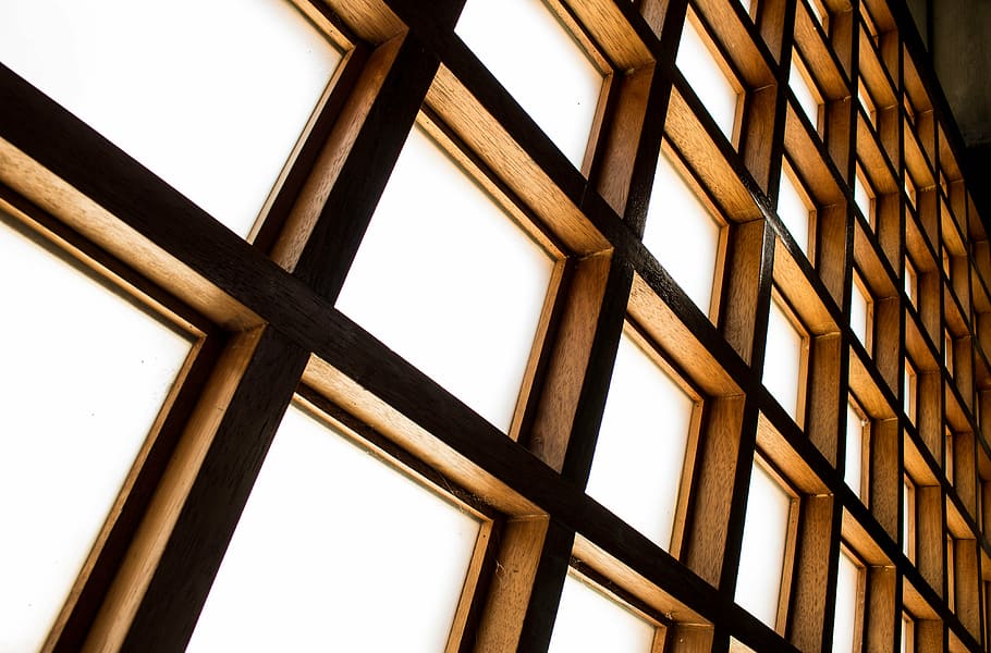 modules, pictures, light, wood, window, indoors, no people HD wallpaper