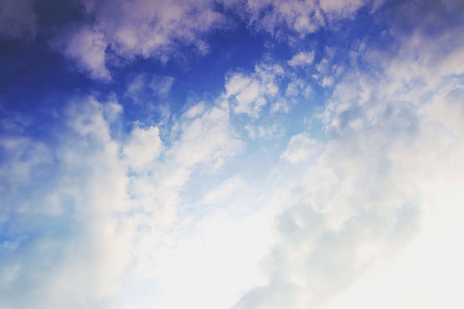 blue, sky, clouds, cloud - sky, cloudscape, scenics - nature HD wallpaper