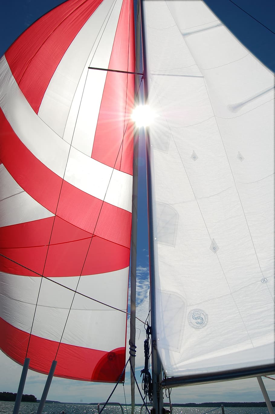 sails, maui, wind, red, transportation, sunlight, mode of transportation HD wallpaper