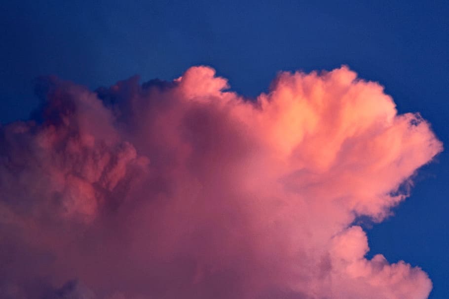 dawn, nature, sky, sunset, atmosphere, blue, cloudiness, clouds HD wallpaper