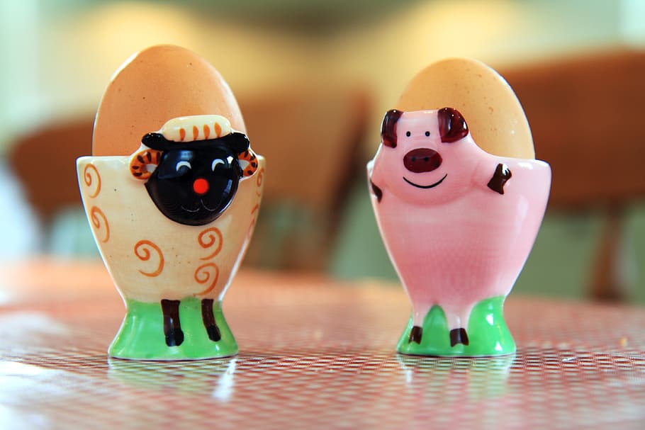 boiled, breakfast, ceramic, colorful, cup, egg, eggcup, food HD wallpaper