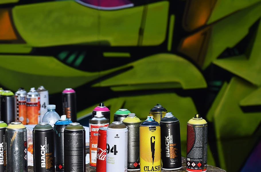 colorful, can, bottle, spray, container, no people, choice HD wallpaper