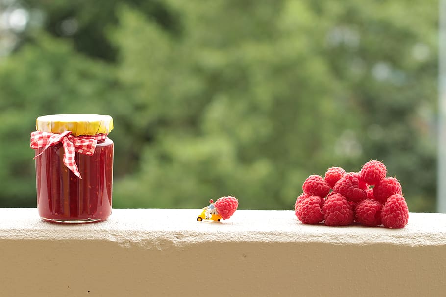 jam, raspberry, raspberry jam, concept, cooking jam, harvest HD wallpaper