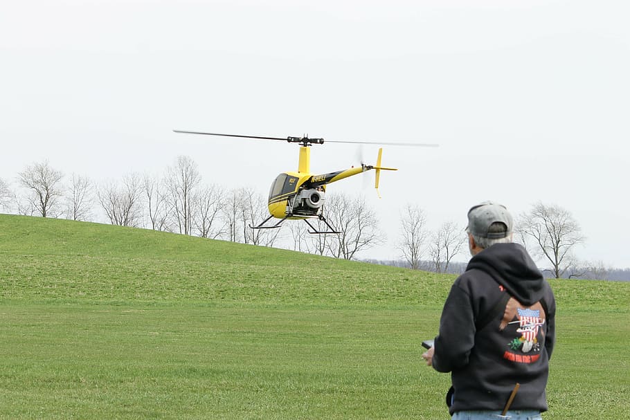 helicopter, rc, model helicopter, control, remote, leisure HD wallpaper