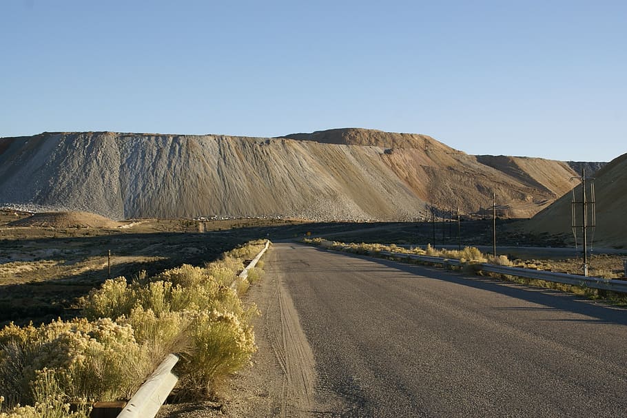 mine, tailings, nevada, pit, exploitation, hill, resources, HD wallpaper