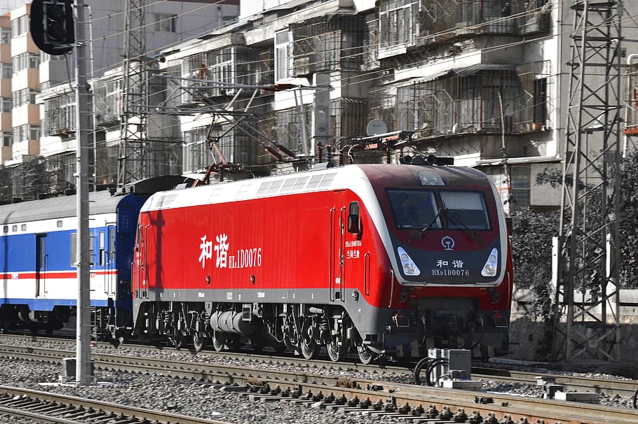 Lanzhou, Train, Railway, railroad Track, transportation, station HD wallpaper