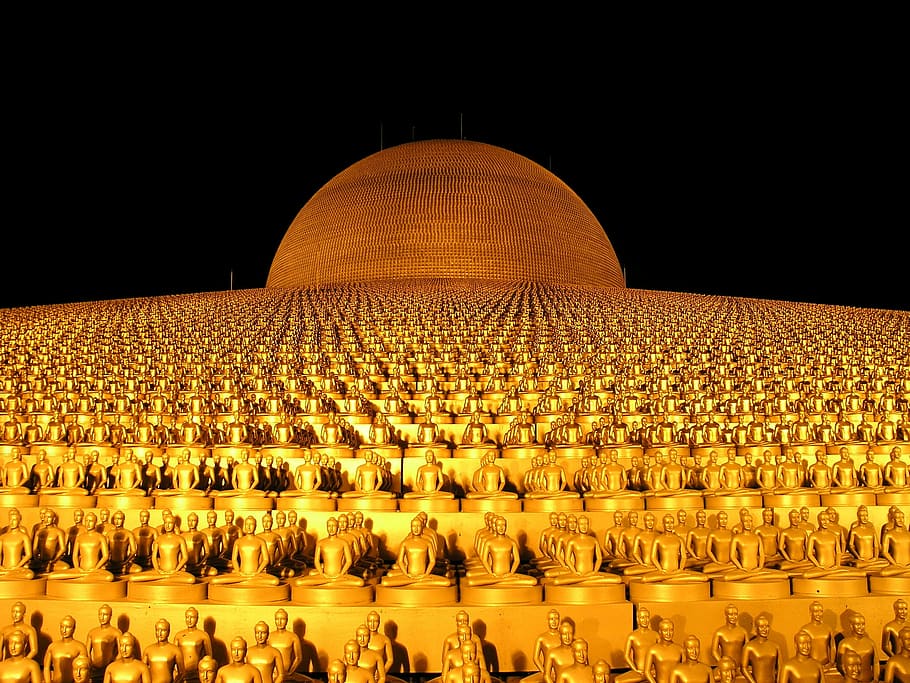 buddha, Buddhism, buddhists, budhas, dhammakaya movement, dhammakaya pagoda HD wallpaper