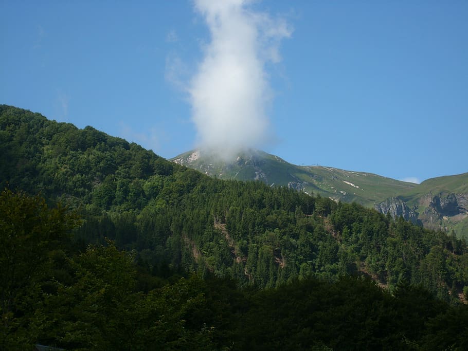 cloud, threat, mountains, scenics - nature, beauty in nature HD wallpaper