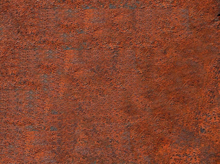 orange metal surface, just rust, stainless, rusted, iron, texture, HD wallpaper