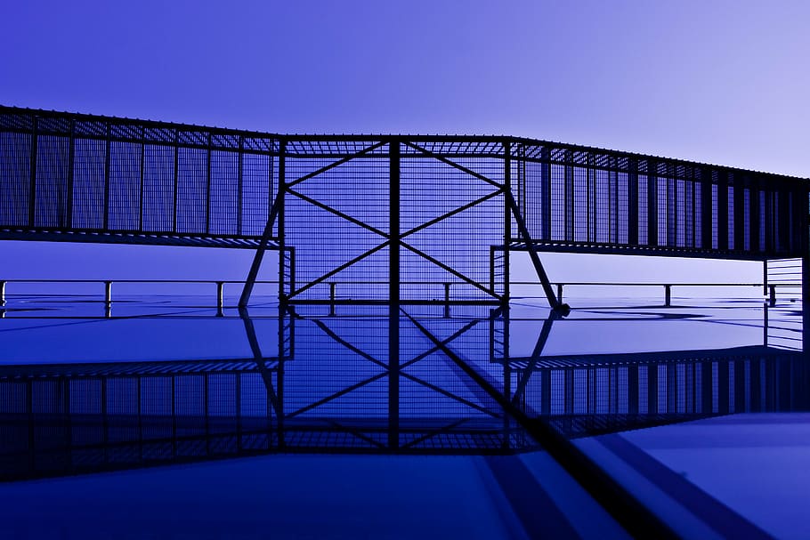 black metal framed, architect, graphics, abstract, building HD wallpaper