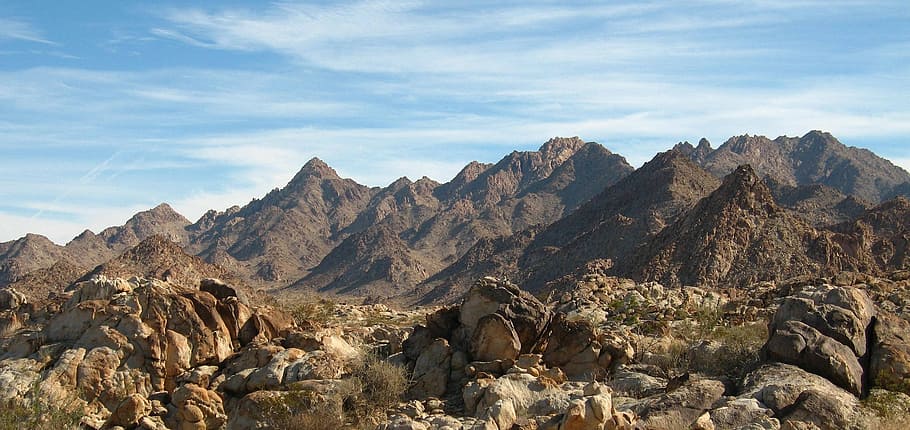 rock formation during day time, mountain, sky, rocks, hiking HD wallpaper