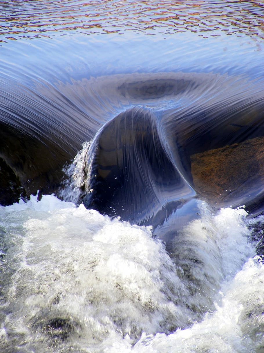 water, gushing, river, stream, foam, motion, sport, aquatic sport HD wallpaper