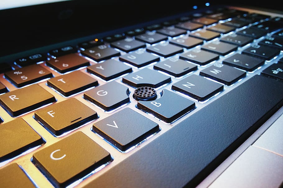 laptop, computer, keyboard, technology, business, computer equipment HD wallpaper