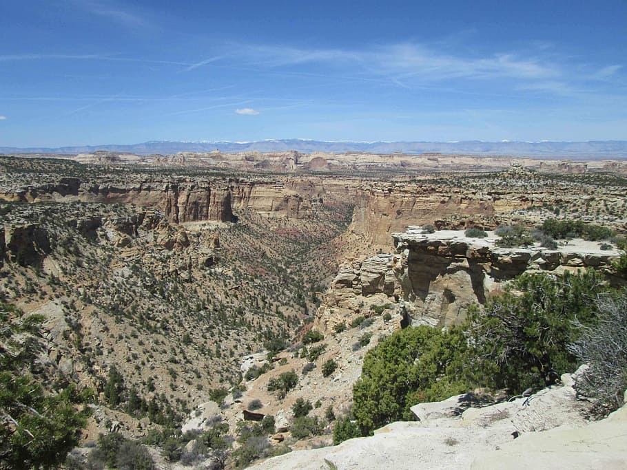 ghost rock canyon, utah, usa, landscape, scenic, desert, nature HD wallpaper