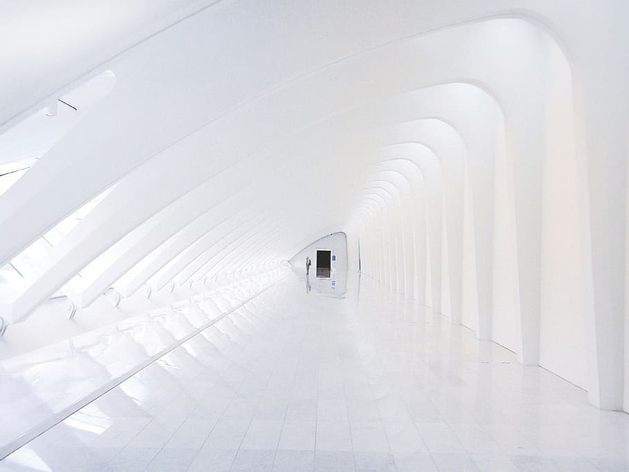white stadium interior, architecture, building, infrastructure HD wallpaper