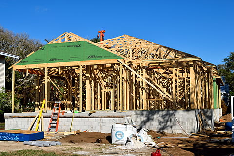 closeup photo of brown construction site, new home, builder HD wallpaper