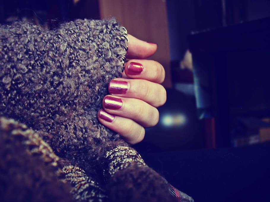 hand, sweater, pink, human Hand, one person, human body part HD wallpaper