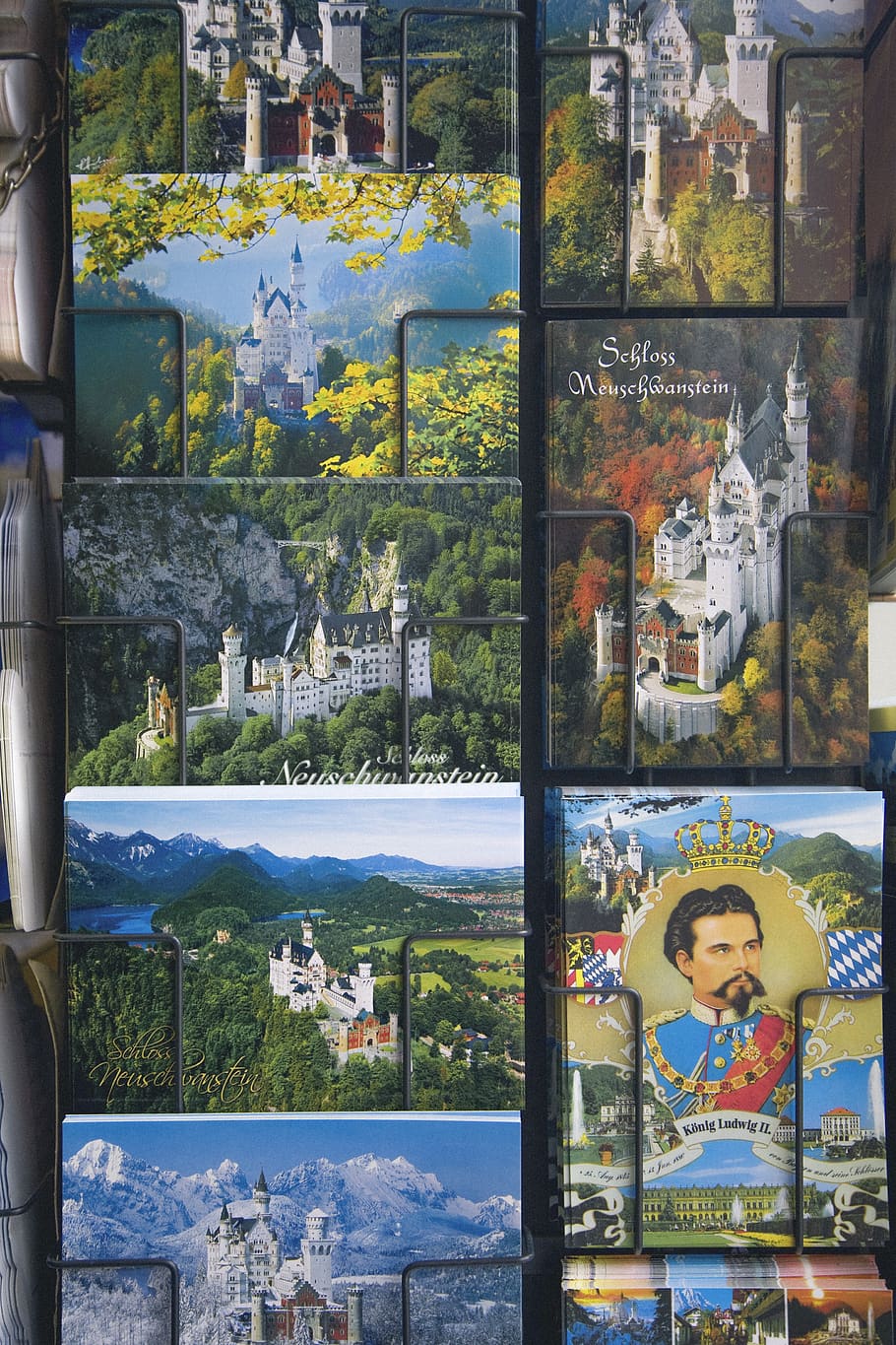 postcards, souvenir, castle, kristin, fairy tales, fairy castle, HD wallpaper