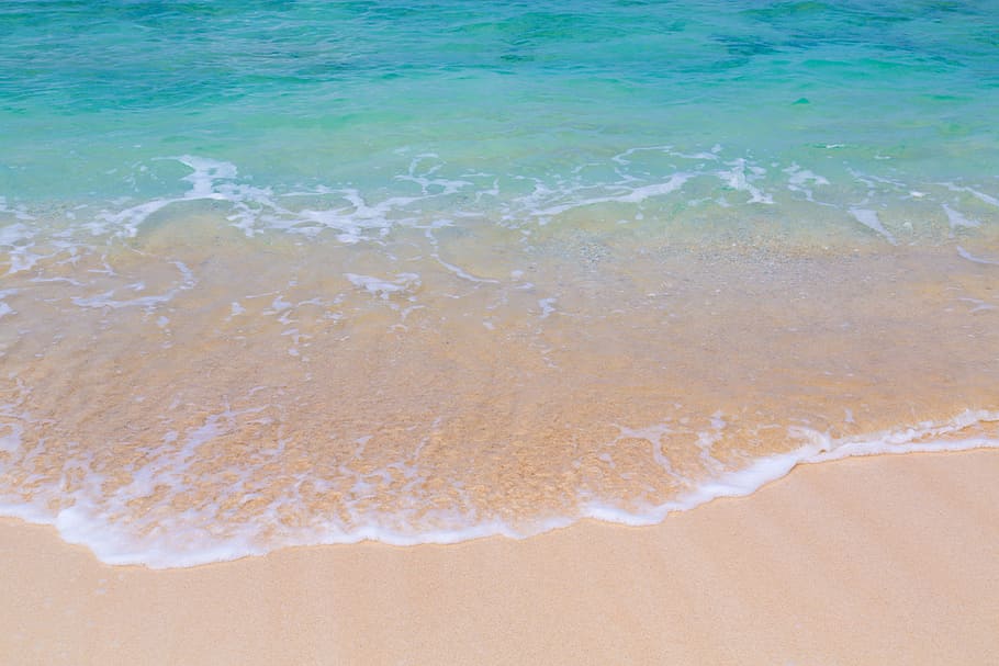 sand, beach, waters, coast, sea, wave, island, aquatic sport HD wallpaper