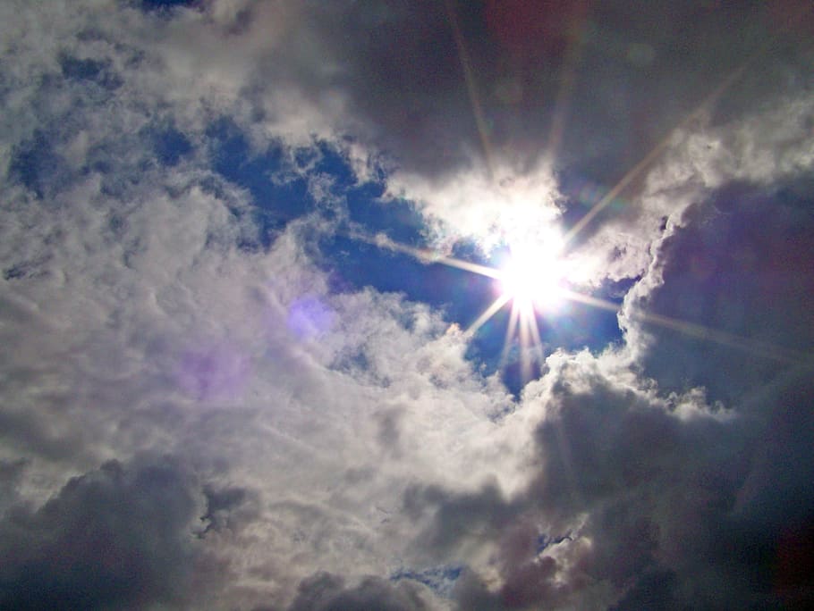 Clouds, Sun, Weather, Sunlight, Day, sky, heaven, outdoor, scenery HD wallpaper