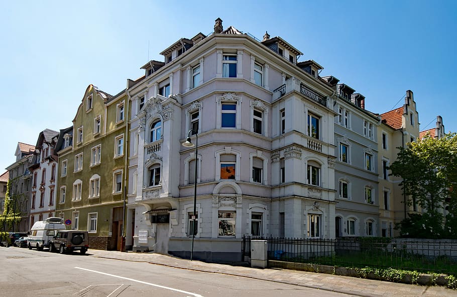 Darmstadt, Hesse, Germany, john quarter, europe, old building, HD wallpaper