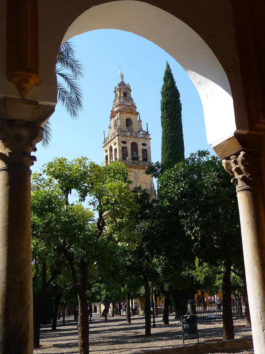mosque, minaret, architecture, islamic, cordoba, spain, mezquita HD wallpaper