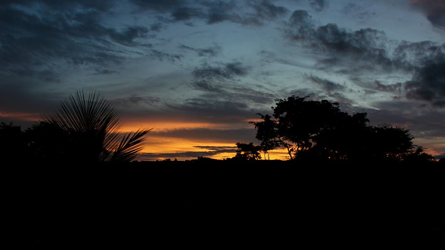 Landscape, Twilight, Sunset, Nature, horizon, sky, eventide HD wallpaper