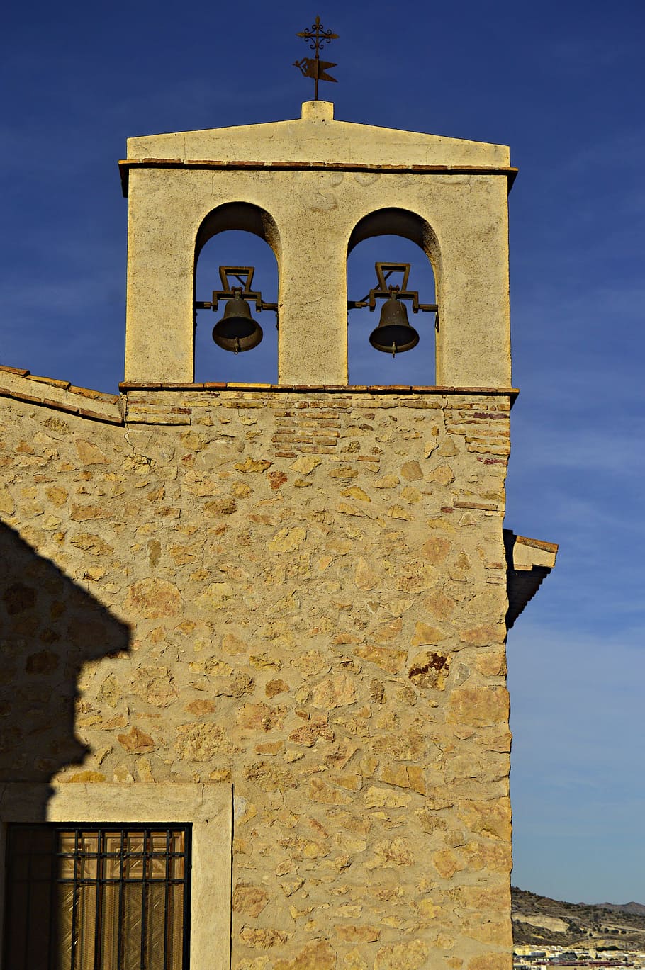 bell tower, campaigns, hermitage, architecture, spain, catholic religion HD wallpaper