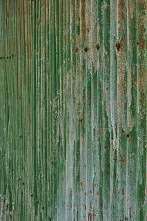 iron, corrugated, rust, green, paint, background, texture, ripple HD wallpaper