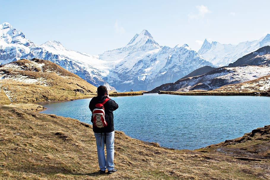 cold, glacier, snow, landscape, adventure, alps, backpack, backpacking HD wallpaper