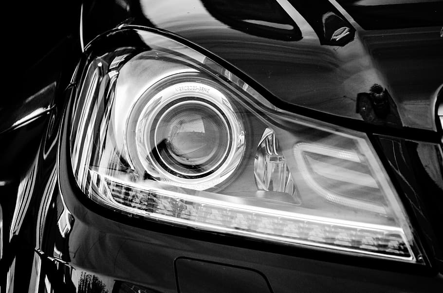 vehicle headlight, car, new, detail, auto, fast, red, race, concept