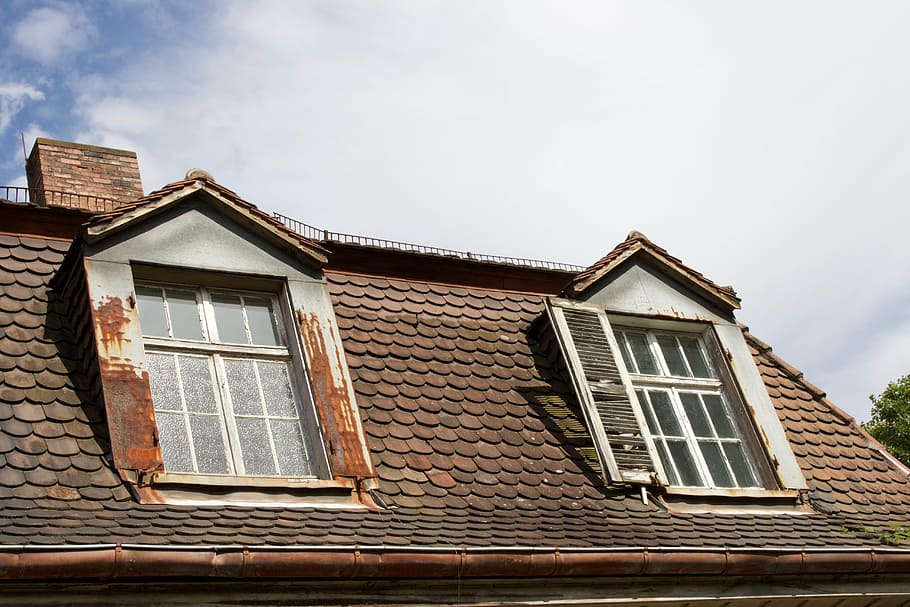 home, old, sky, roof, brick, old house, architecture, building exterior HD wallpaper