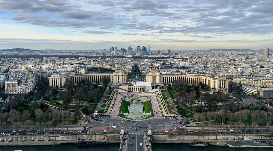 aerial photography of city, high rise building, cityscape, paris, HD wallpaper