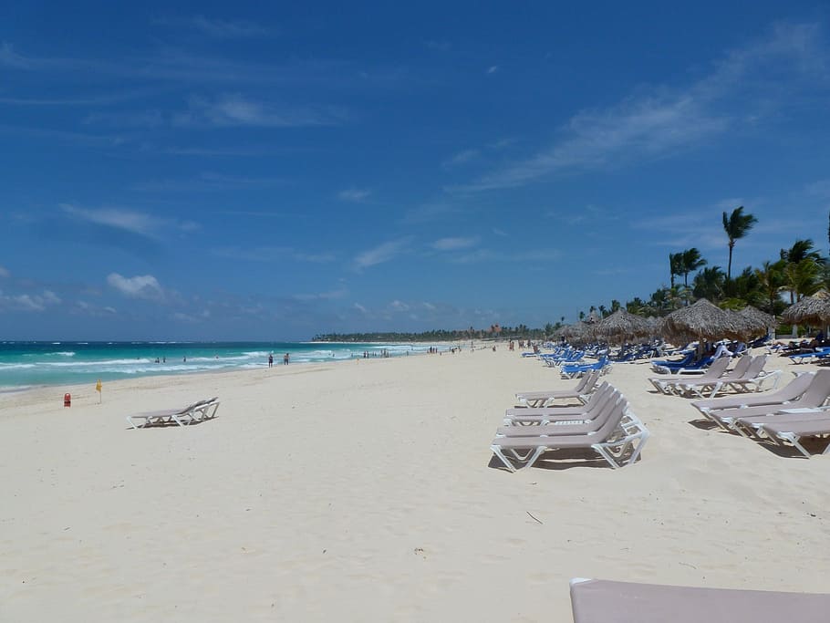 punta, cana, hard, rock, hotel, beach, water, sea, sand, land HD wallpaper