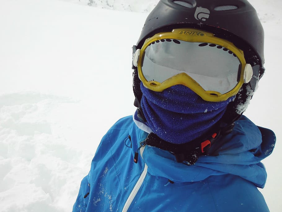 ski, snow, blue, winter, mountain, sport, skier, vacation, cold HD wallpaper
