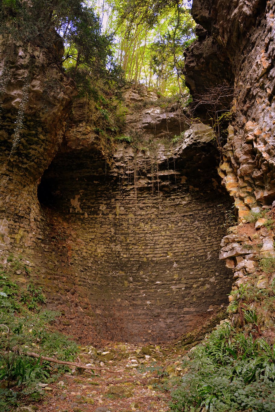 cave, the european path, e5, val borago, avesa, verona, italy HD wallpaper