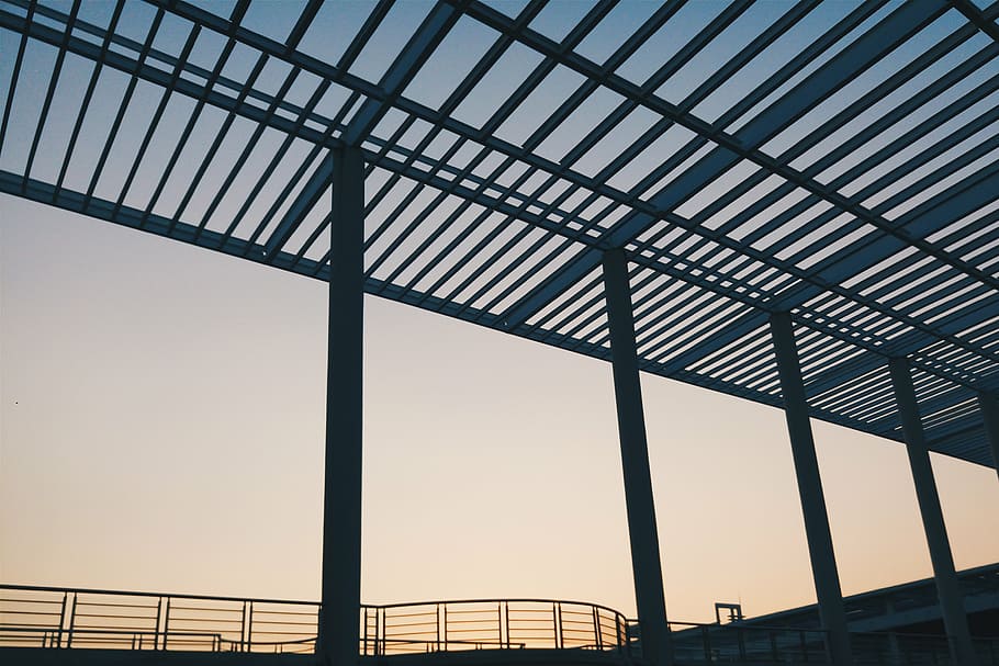 building, at dusk, sunset, architecture, built structure, sky HD wallpaper