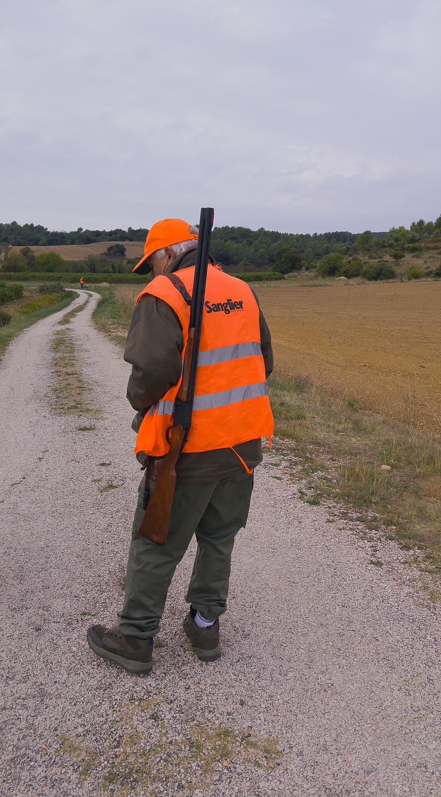 hunter, hunting, gun, game, men, people, outdoors, real people HD wallpaper