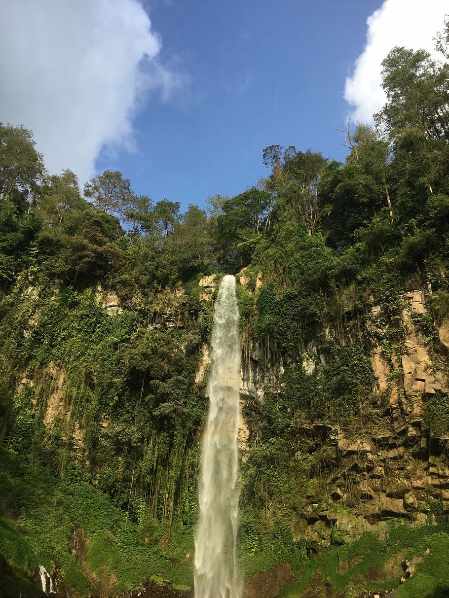 cascades, grojogan sewu, java, indonesia, nature, waterfall, HD wallpaper