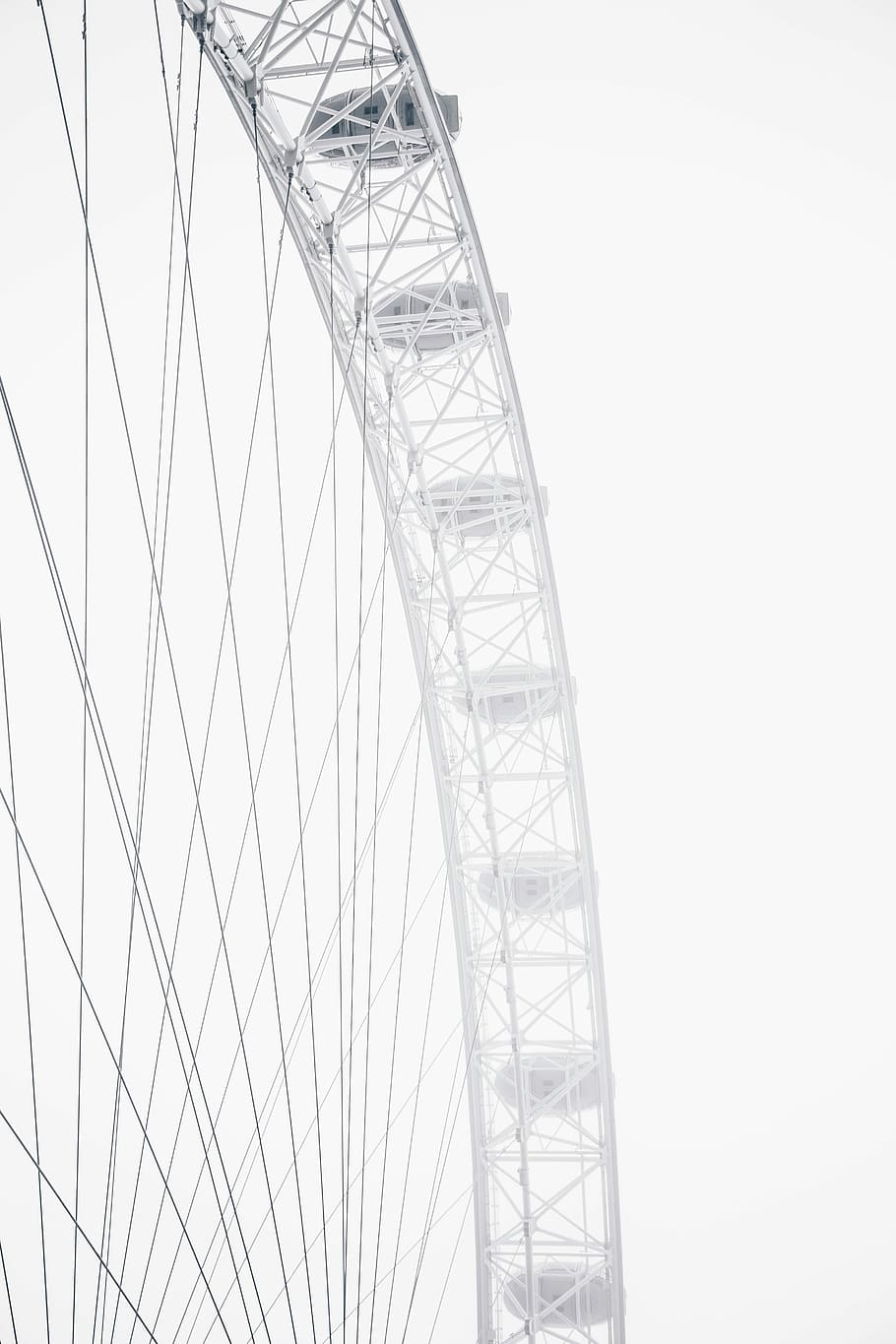Ferris wheel during daytime, untitled, structure, london eye HD wallpaper