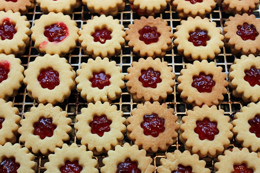 cookies on tray, advent, christmas, candy, food, dessert, sweet Food HD wallpaper