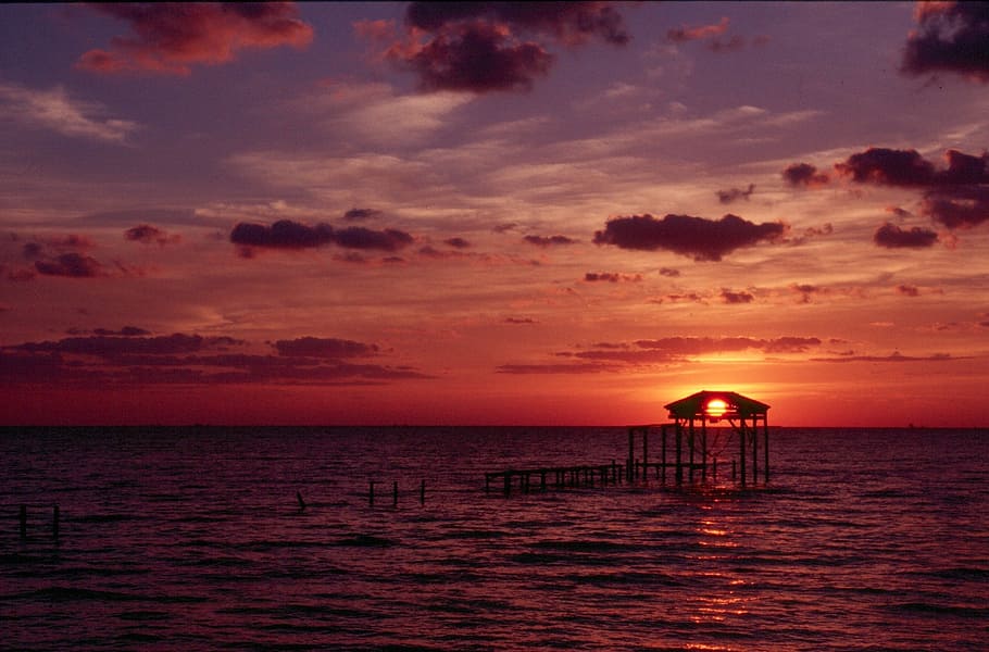 sunset, so cal, dana point, sky, clouds, outdoors, scenic, tranquil HD wallpaper