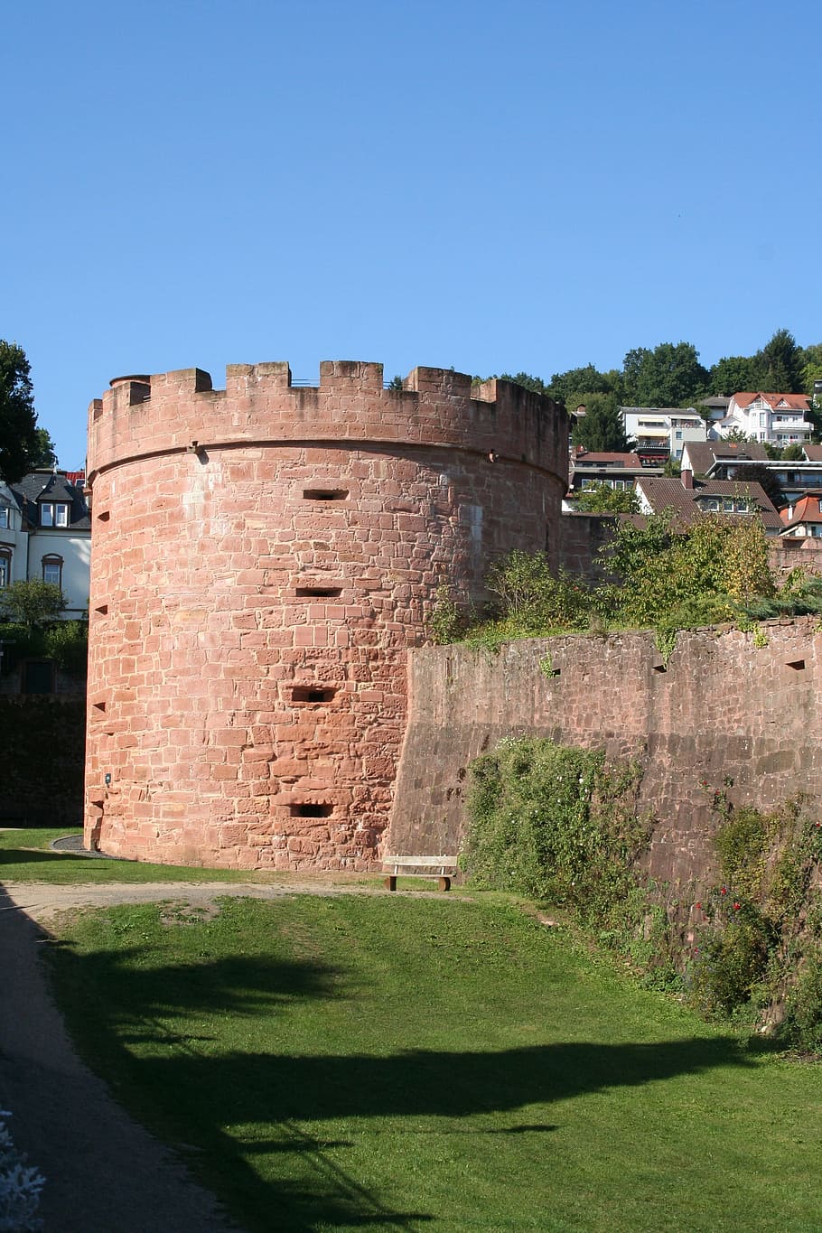 Bulwark, Büdingen, Old Town, fort, castle, architecture, history