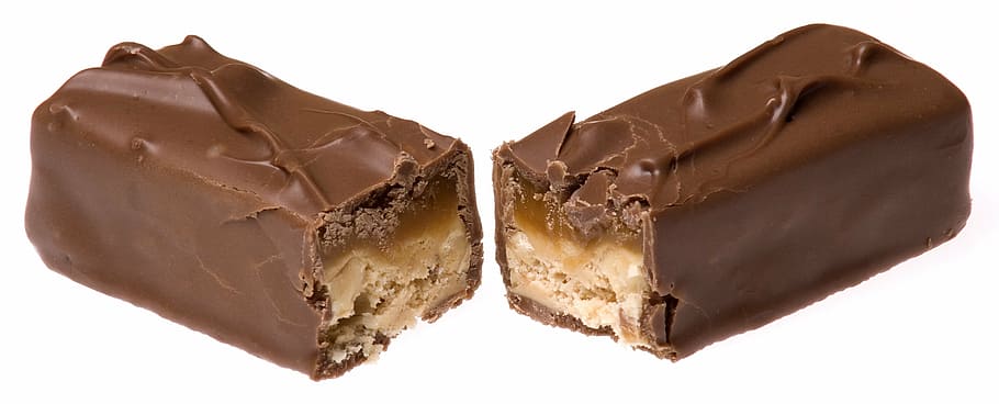 photo of chocolate with caramel inside, candy, sugar, sweet HD wallpaper